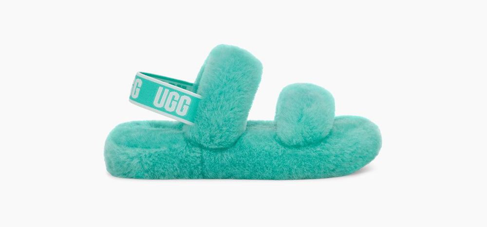 Ugg Slides Canada - Ugg Kids' Oh Yeah Turquoise